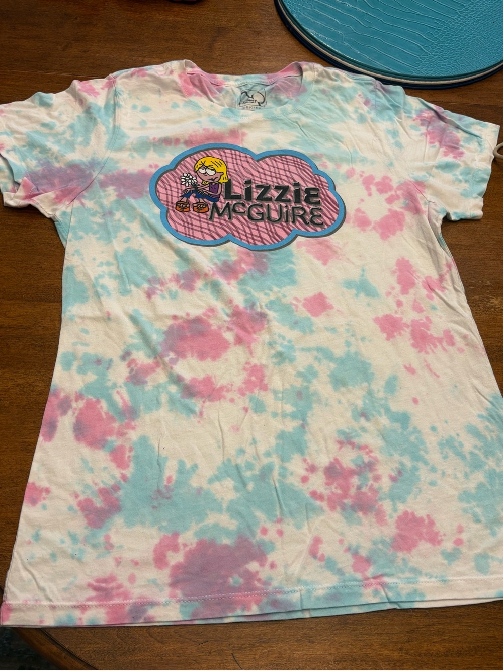 Her Universe Disney Originals Tie-Dye Top - Blue/Pink